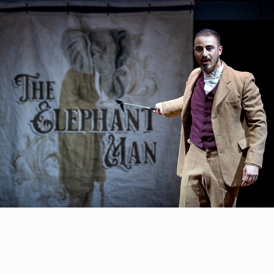 Acting students in The Elephant Man photo Stephen Heath.jpg