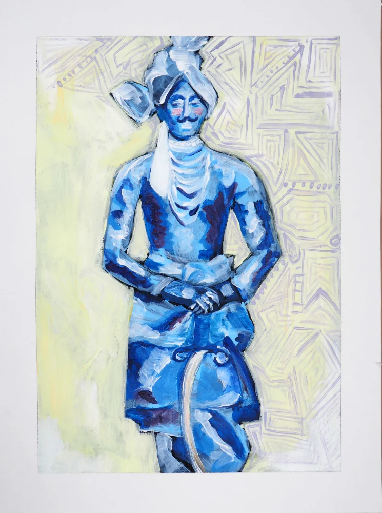 Blue Maharaja<br>24x18