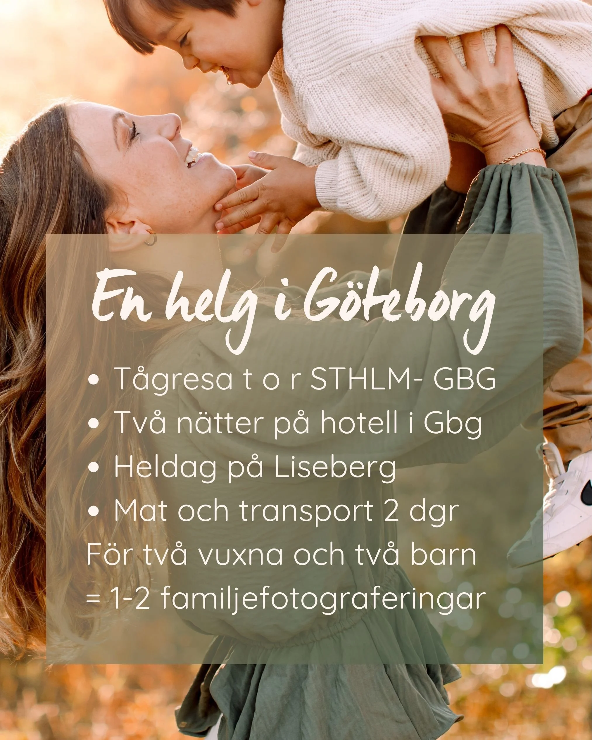 Nu har vi bokat &aring;rets Lisebergs resa😜 H&auml;r &auml;r n&aring;gra vanliga upplevelser m&aring;nga familjer l&auml;gger p&aring; och unnar sig sj&auml;lva och sin familj💕Om du l&auml;nge funderat och &ouml;nskat de d&auml;r otroliga familjebi