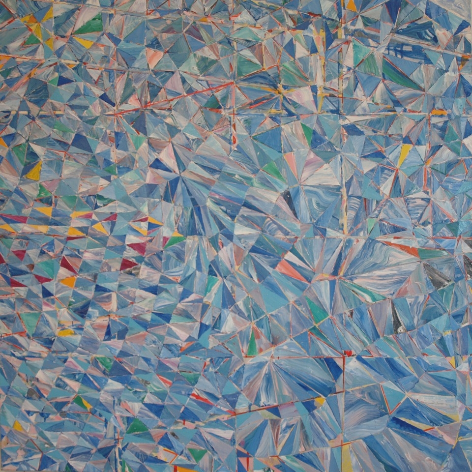 acrylic on canvas 120 x 120 cm