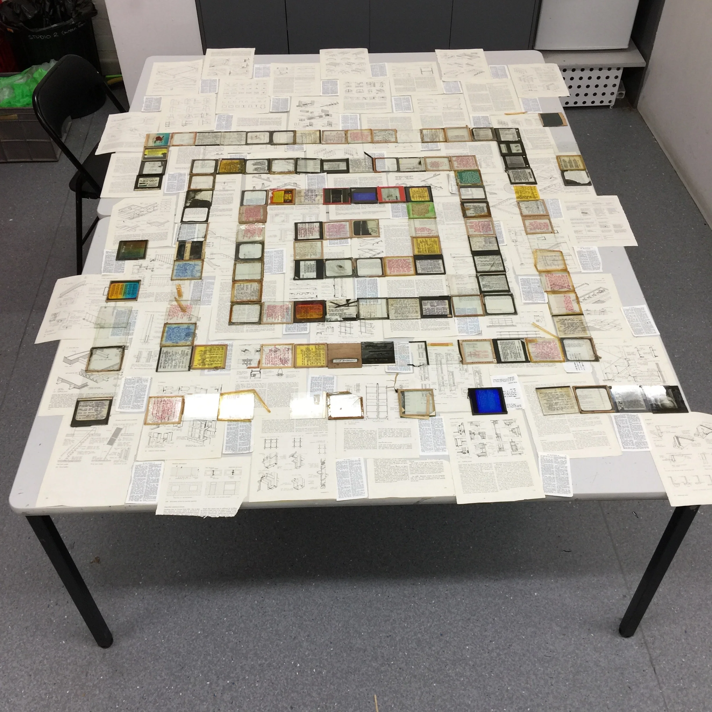 Text and Transparencies:experiments in intertextuality