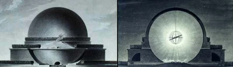 Cenotaph of Issac Newton: Etienne-Louis Boullee
