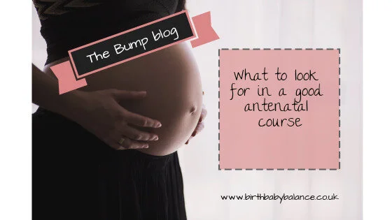 What to look for in a good antenatal course