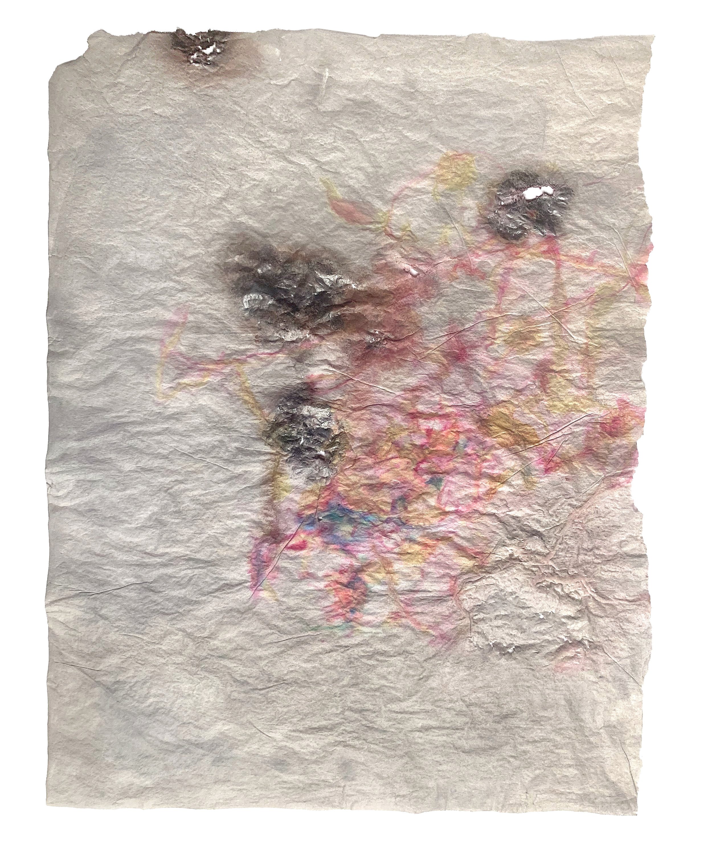 Untitled. 2023. Graphite, pastel, aquarelle on tracing paper