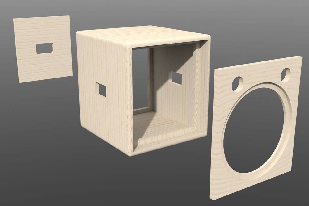 3D CAD modeled enclosure