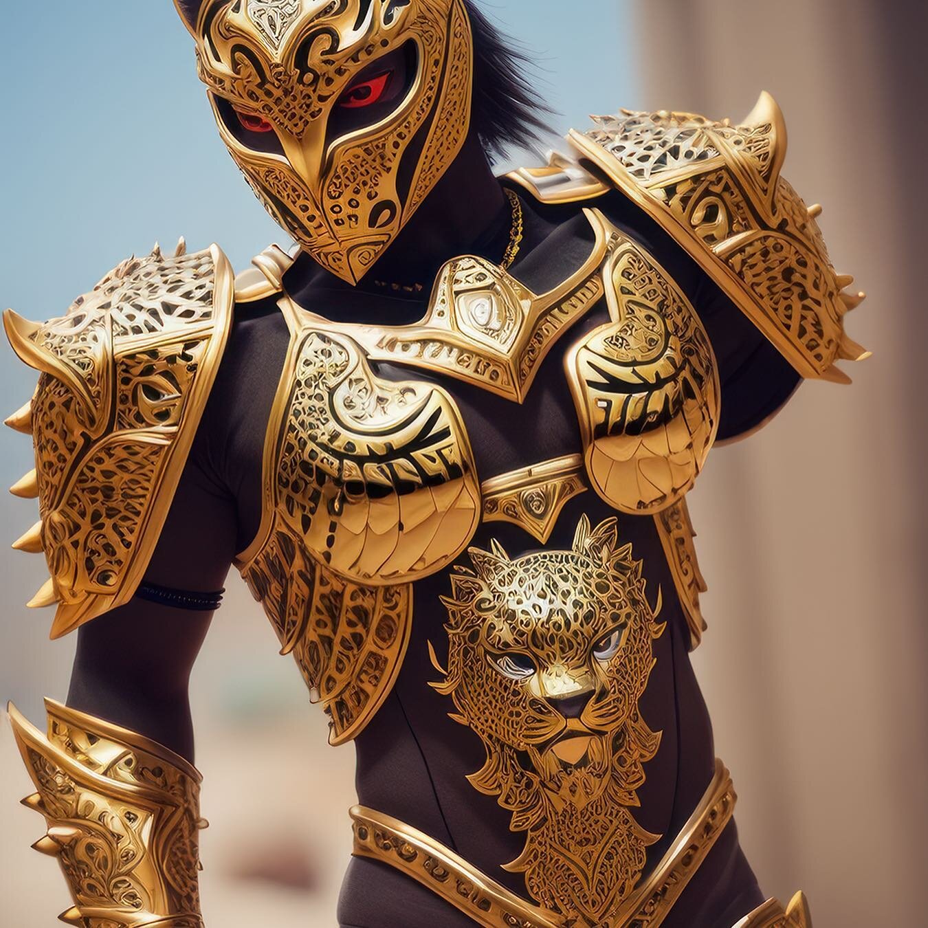 Bigcat Style Armour, Stable Diffusion 1.5 with Various Models

Prompt: photo of a warrior with metal panther themed armour, highly detailed, 4k, smooth, sharp focus, high resolution, award winning photo, (highly detailed, hyper detailed, intricate), 