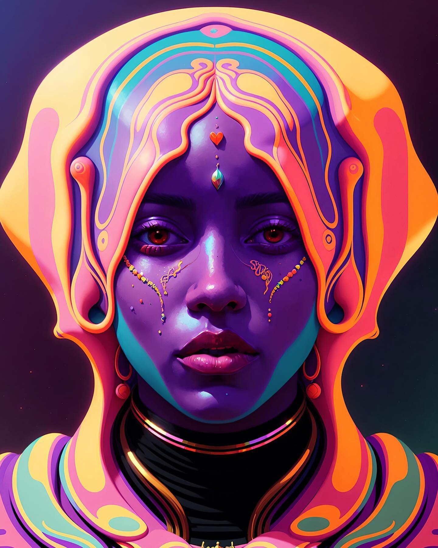 Psychedelic Portraits Moebius Style, Stable Diffusion 1.5 with GravyMixPhotorealism Model

Prompt: dreamlike art A psychedelic portrait of 🍫, vibrant color scheme, highly detailed, in the style of romanticism, cinematic, artstation, Moebius, Greg ru