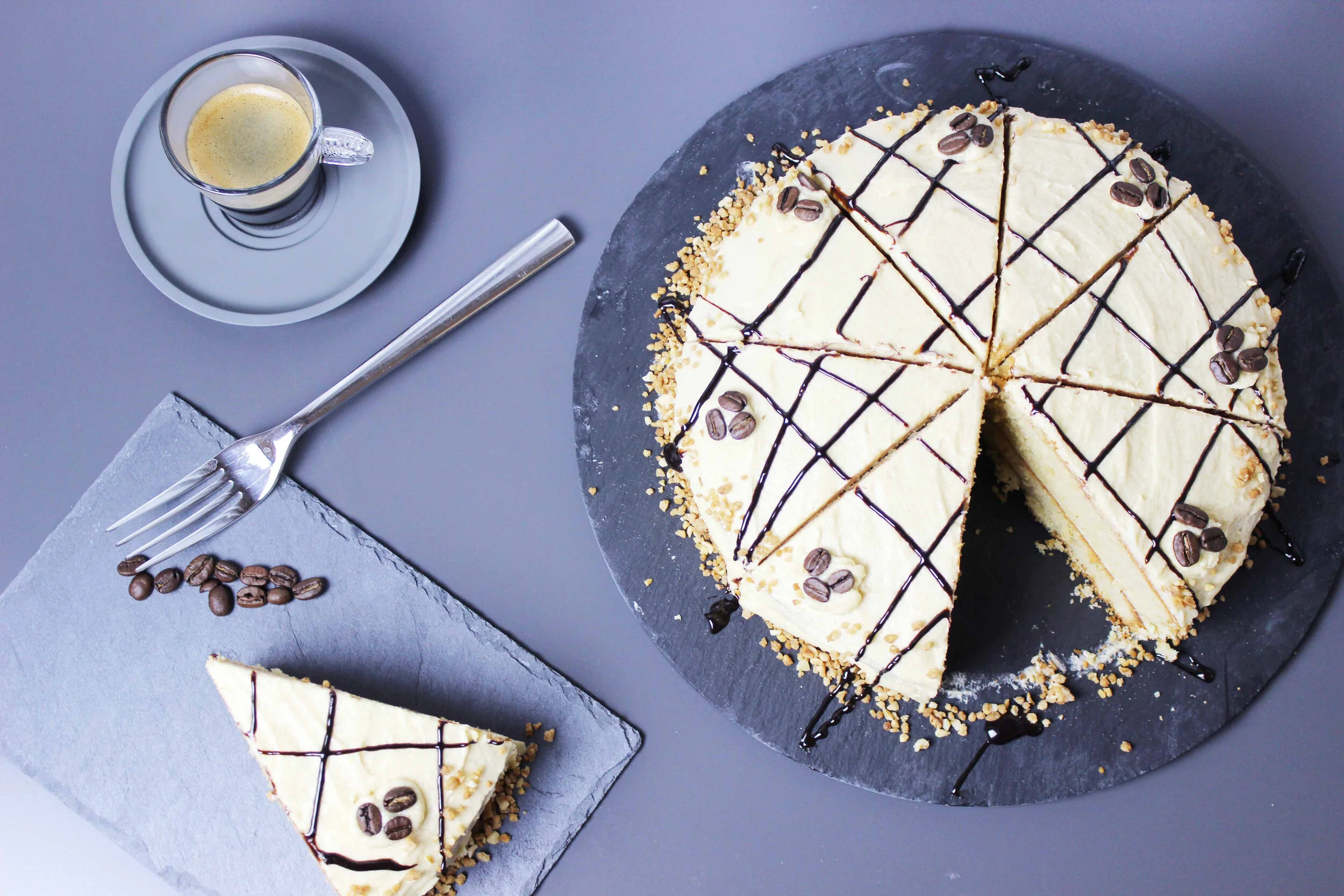 Gluten Free Coffee &amp; Almond Cake