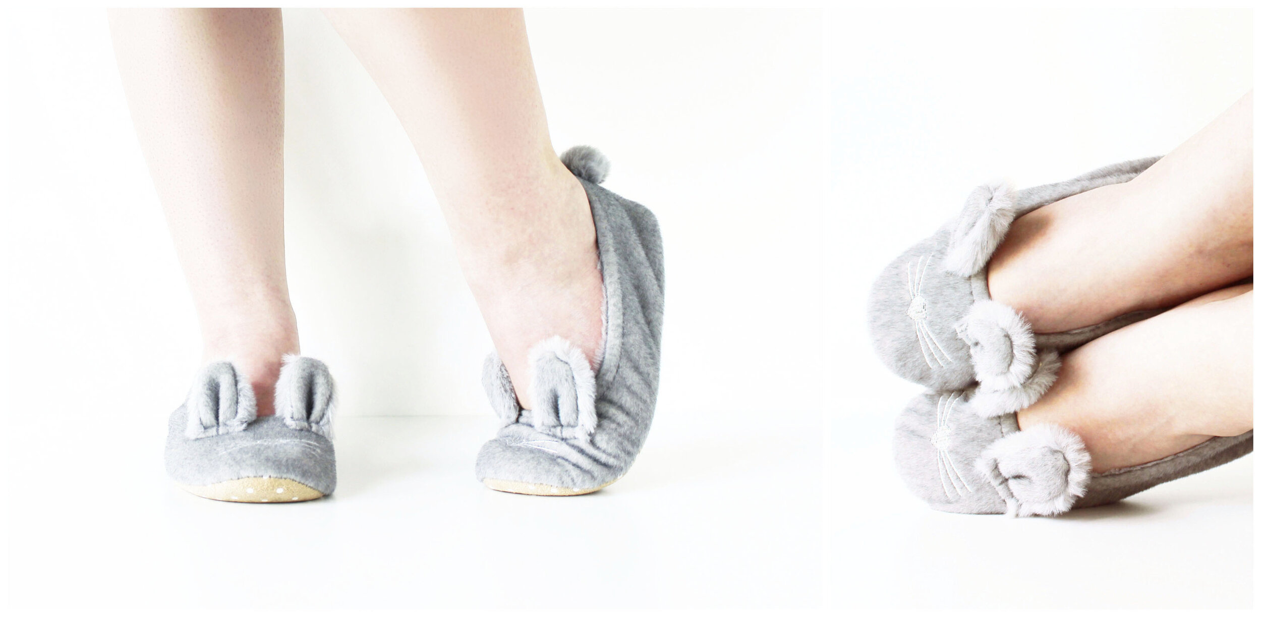new look bunny slippers