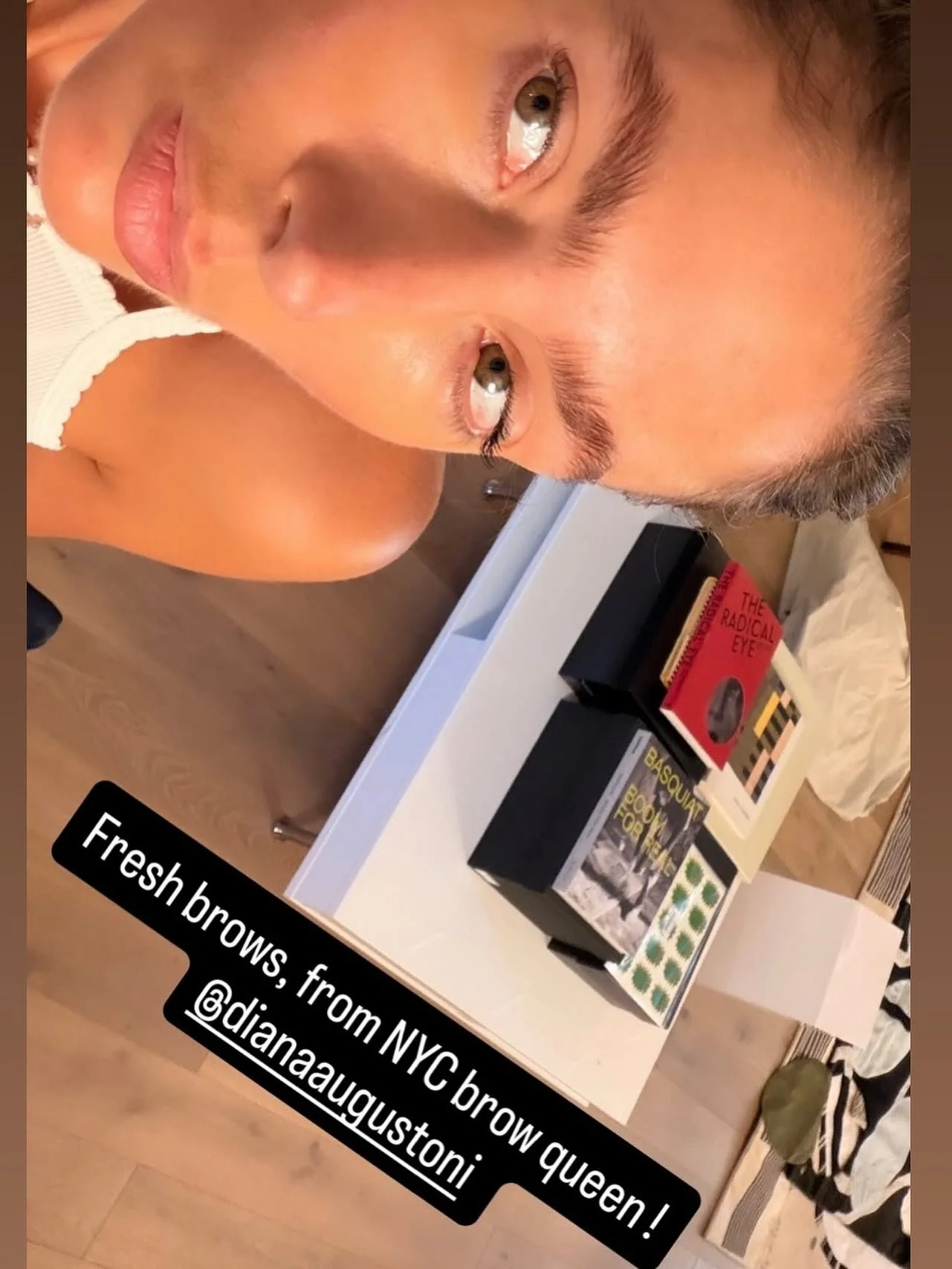 @quentin_jones beautiful brows 🔥 
#fullbrows #naturalbrows by @dianaaugustoni