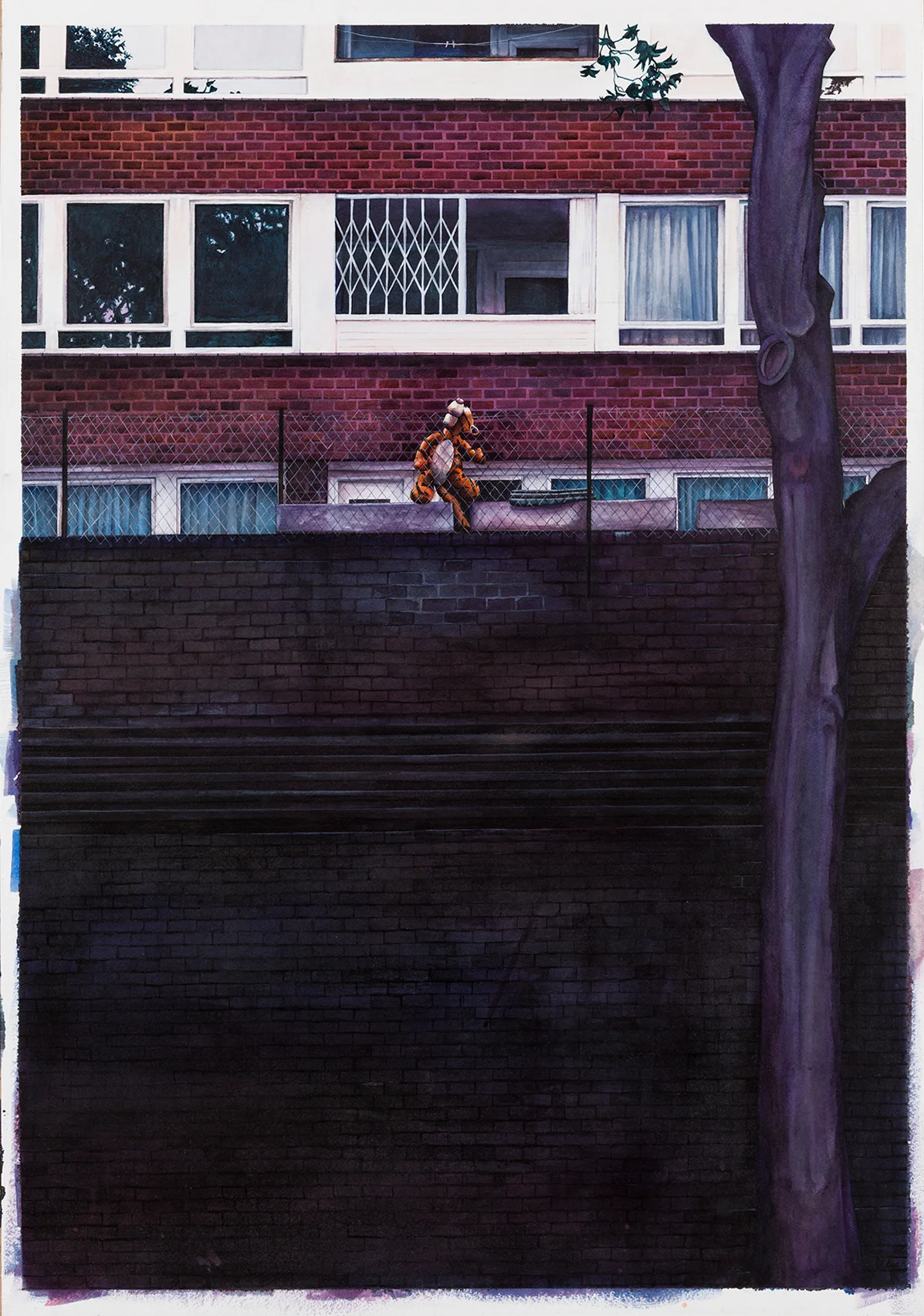 Chatham Place. 2015. Ink, Watercolour and Acrylic on Paper. 100 x 70 cm