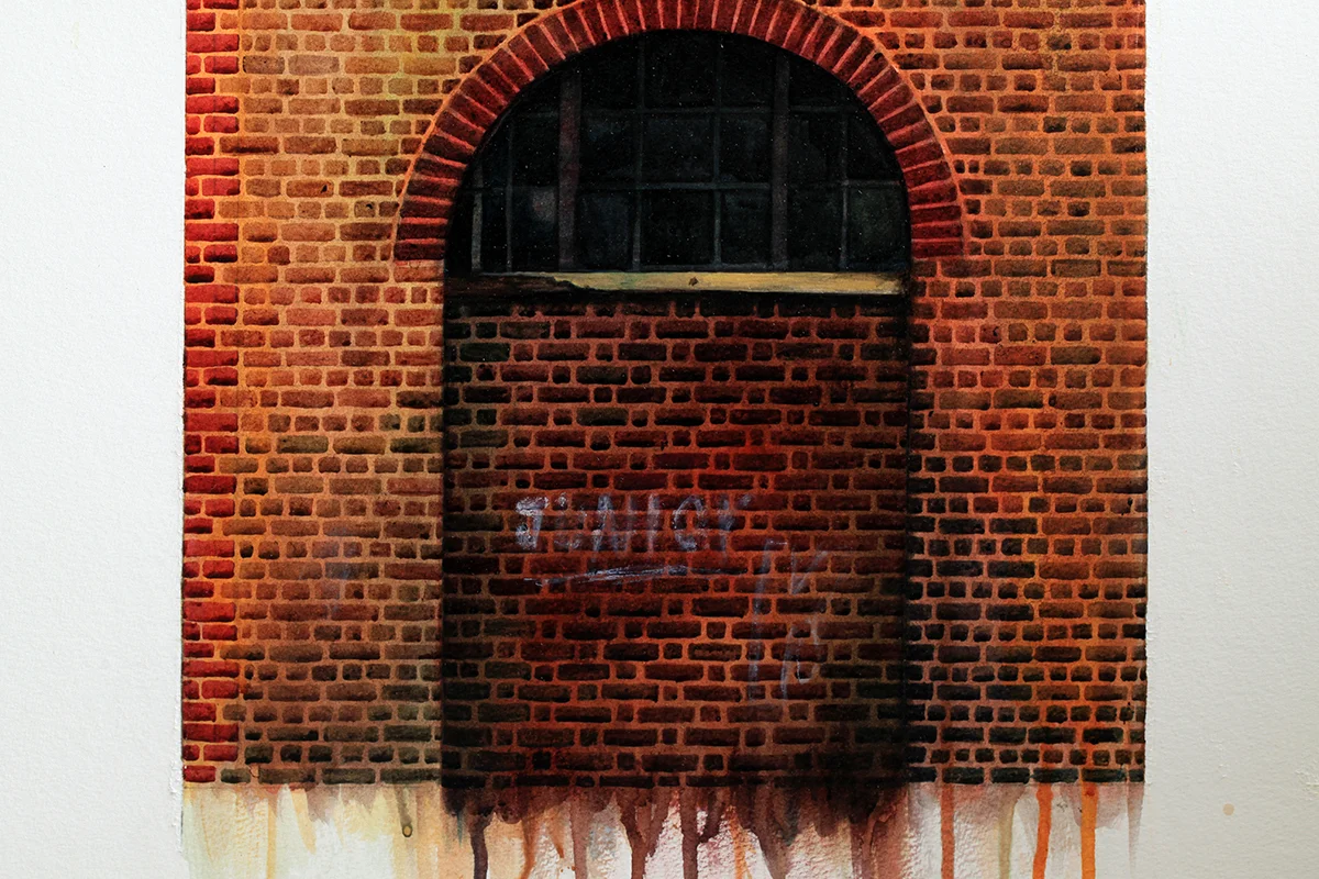 Cell 3 (detail). 2013. Ink and Acrylic on Paper