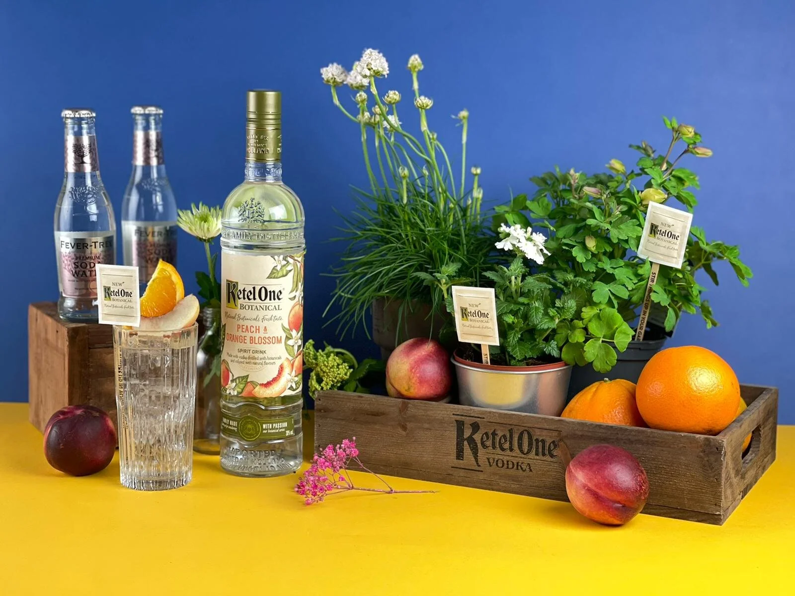 Ketel One Botanical Peach Orange Blossom Quarantini Box Cocktails At Home Virtual Masterclasses More