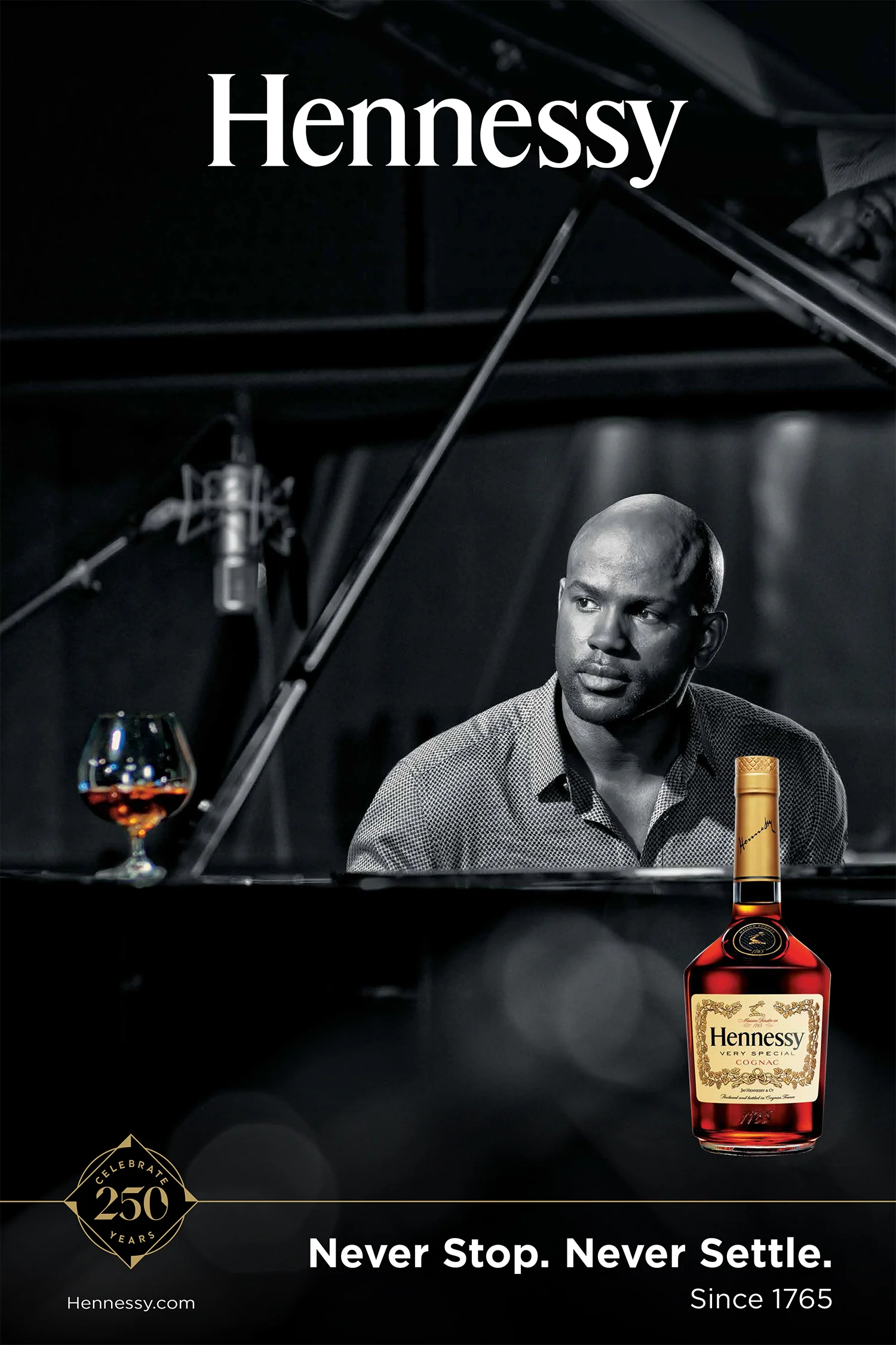 HENNESSY ' Never Stop. Never Settle. ' PRINT/OUTDOOR