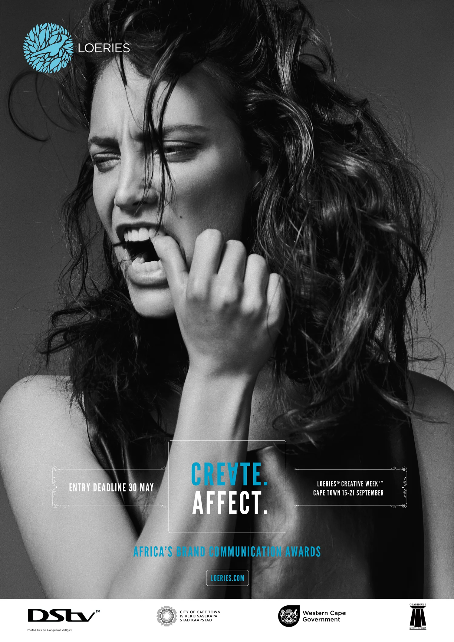 Create. Affect. Loeries Poster