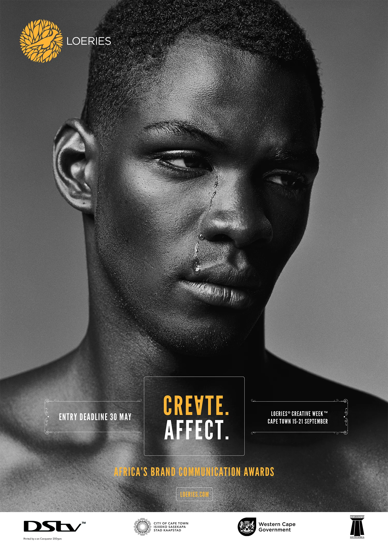 Create. Affect. Loeries Poster