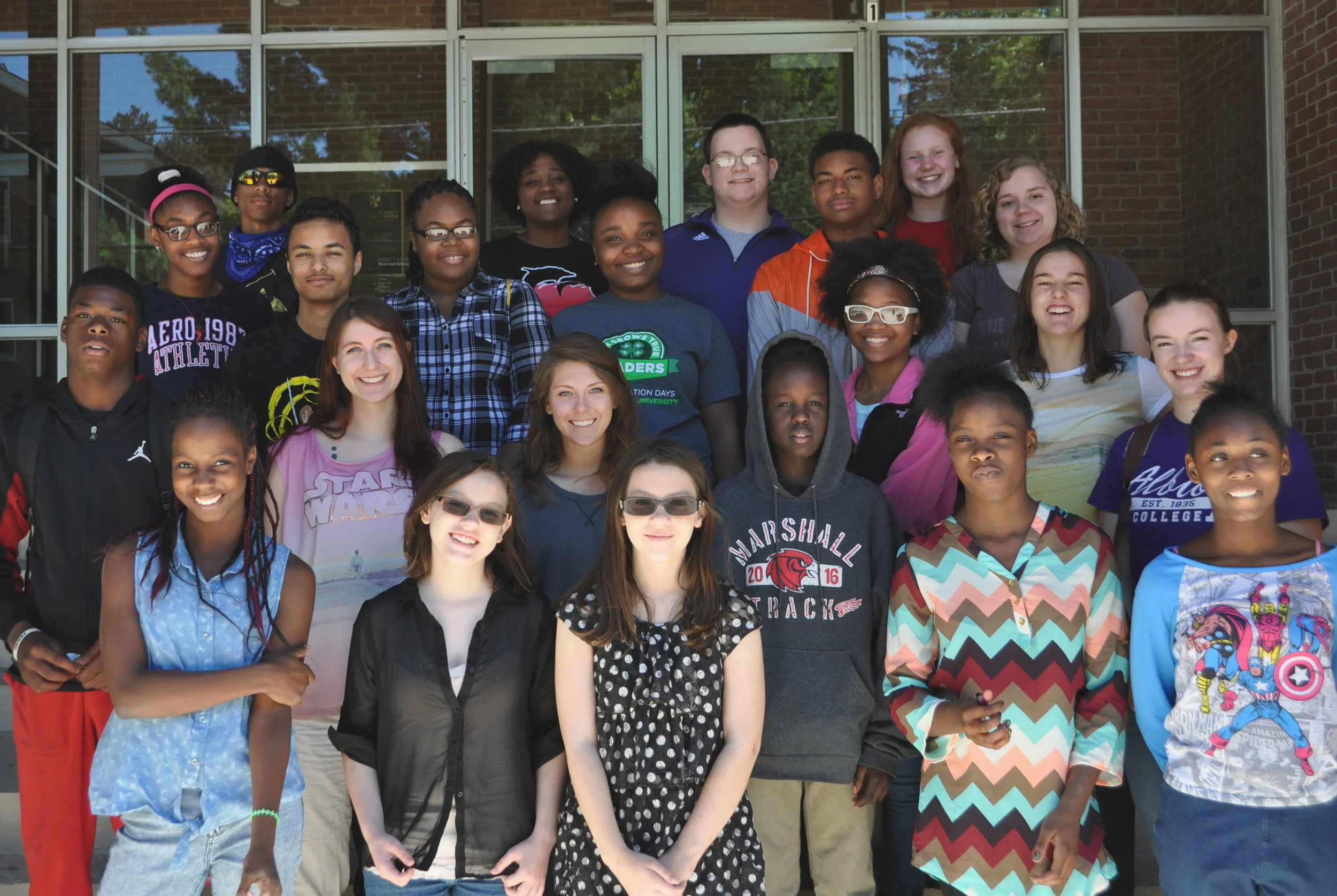 These courageous, local 8th, 9th, and 10th graders facilitated community-wide discussions about Ray Bradbury's Fahrenheit 451 in October 2016. 