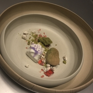 Sweet potato, chocolate, and miso.