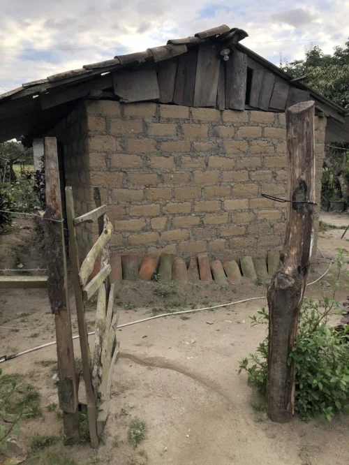 Imagine this is your home. While we are worried about square footage, people are worried about having a square foot. Electricity and running water, not included.