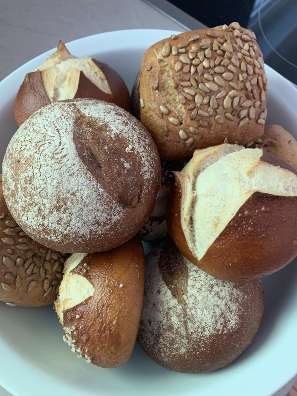 I thank God that I am not gluten intolerant. I mean, I can’t even with the rolls in Germany! I walked to the bakery every couple days to get fresh rolls.