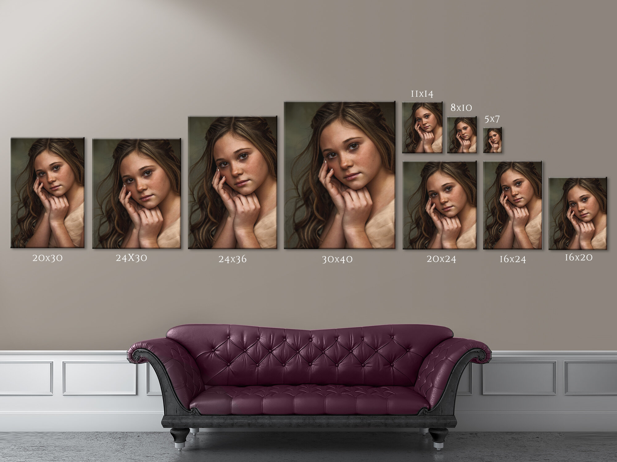 Print sizes photographers recommend for displaying your family photos 