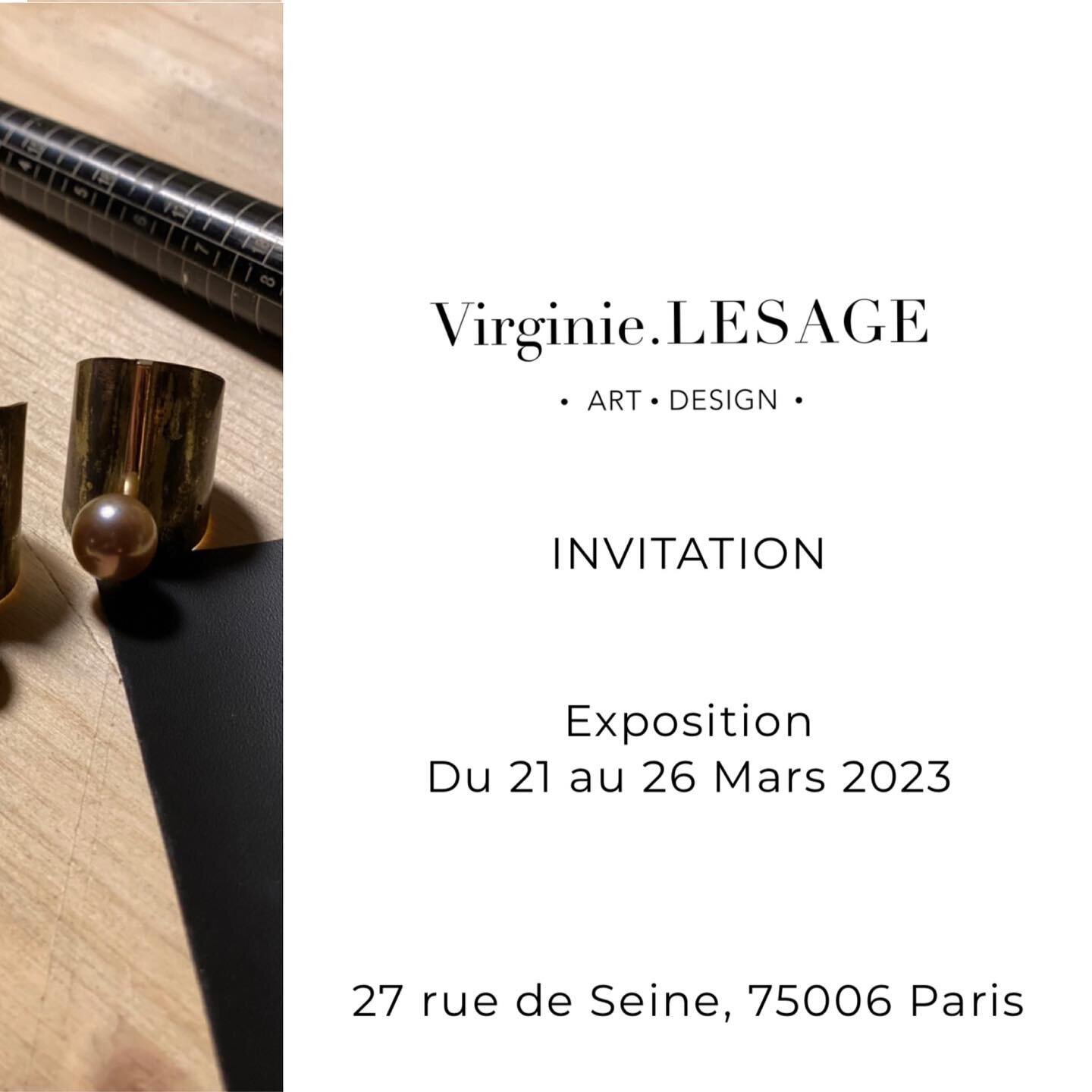 &bull; INVITATION &bull;
Galerie Virginie LESGAE
Du 21 au 26 Mars 2023
27 rue de Seine, 75006 Paris
.
.
.
#exposition #sarvenazdezvareh #jewelry #minimal #radical #design #leatherring #blackring #handmade #handmadejewelry #galerievirginielesage #made