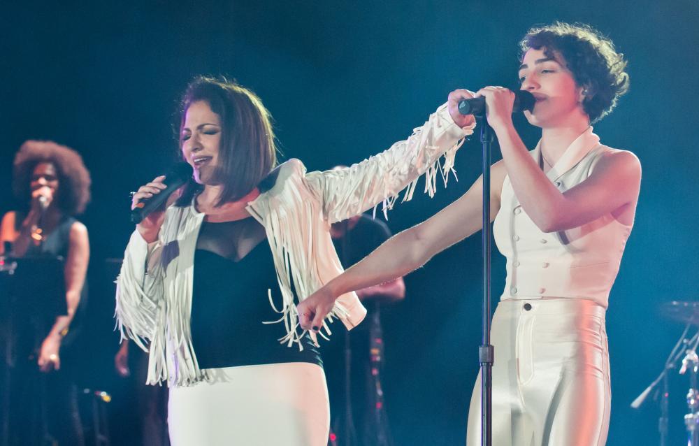 Gloria and Emily Estefan