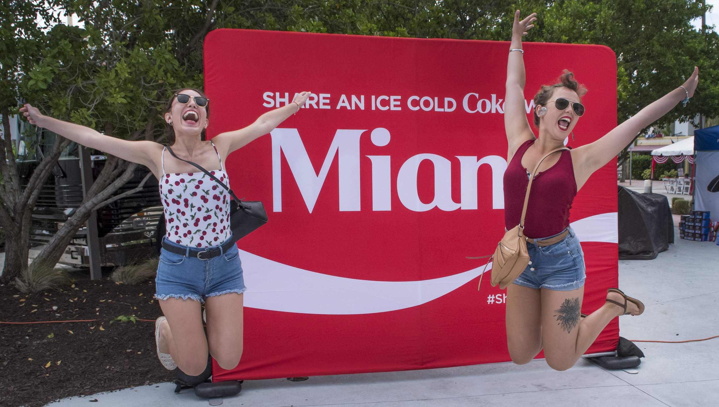 Coca-Cola girls Fire on the Fourth 2017