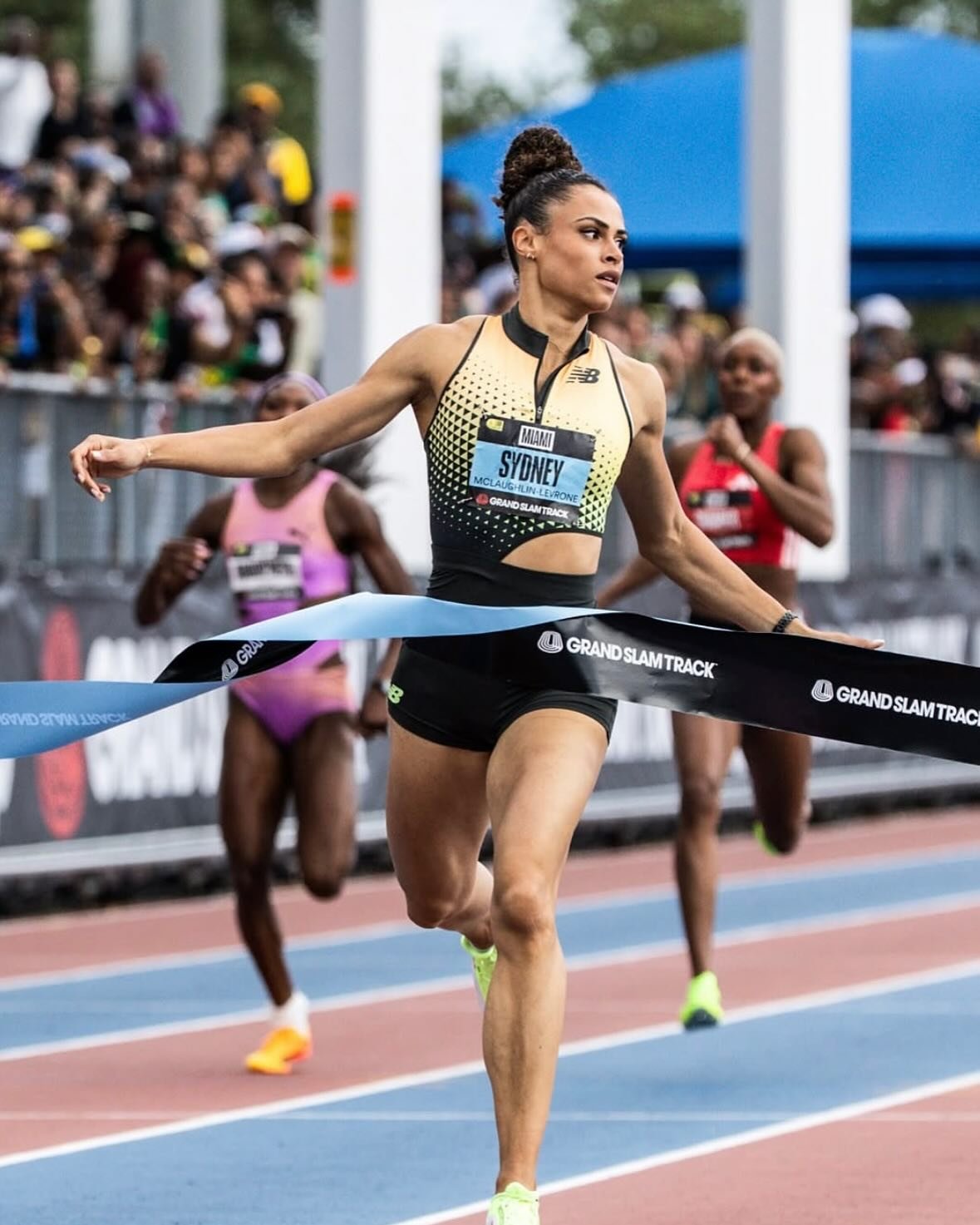 What a weekend at @GrandSlamTrack! 🏃🏾🔥

The energy at @ansinsportscomplex was unmatched ⚡&mdash;grateful to be part of a groundbreaking sports league. 🙏

#GrandSlamTrack #ACTProductions