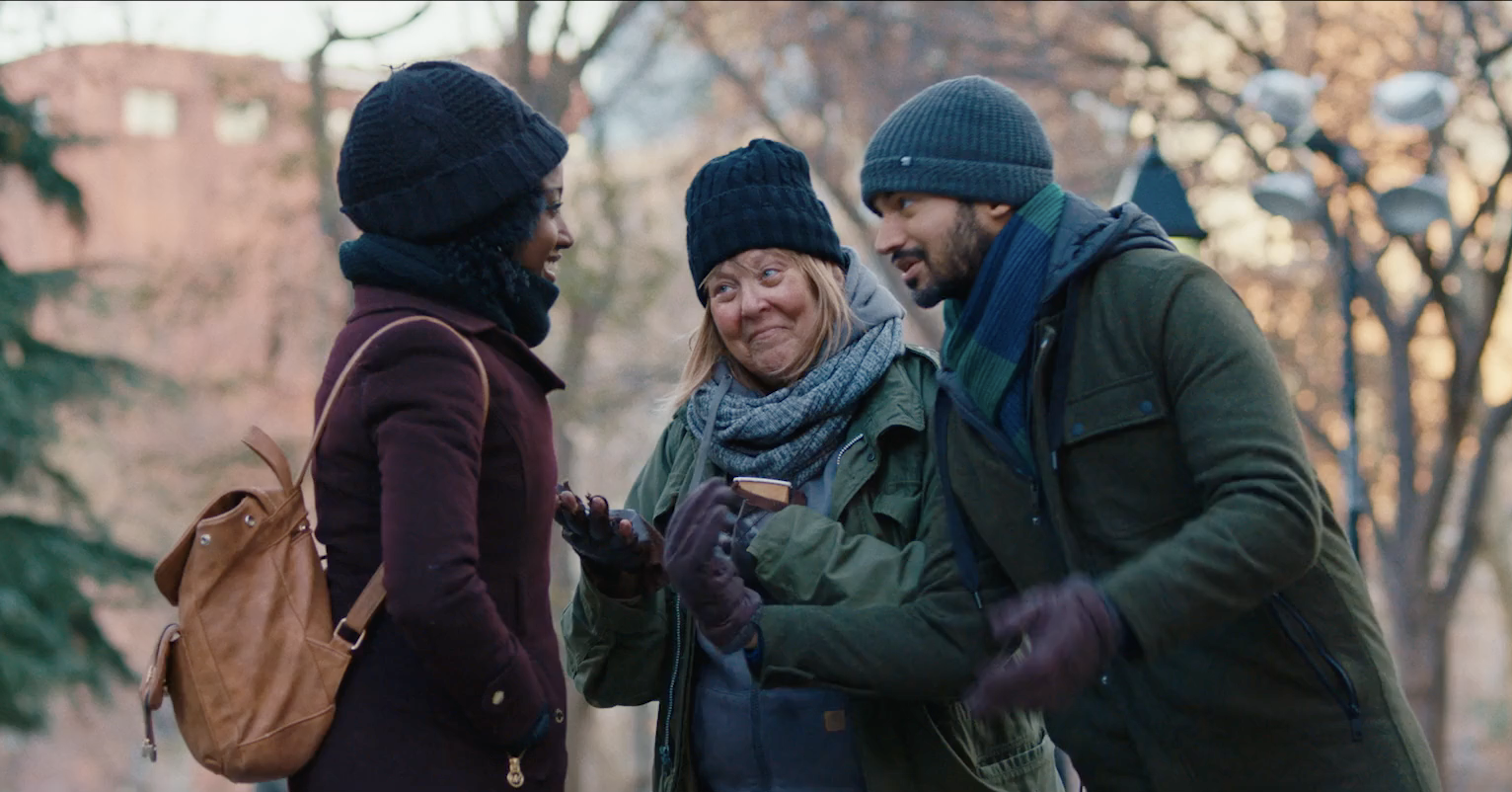  Homeless Woman,  A New Christmas , Mulberry Films 