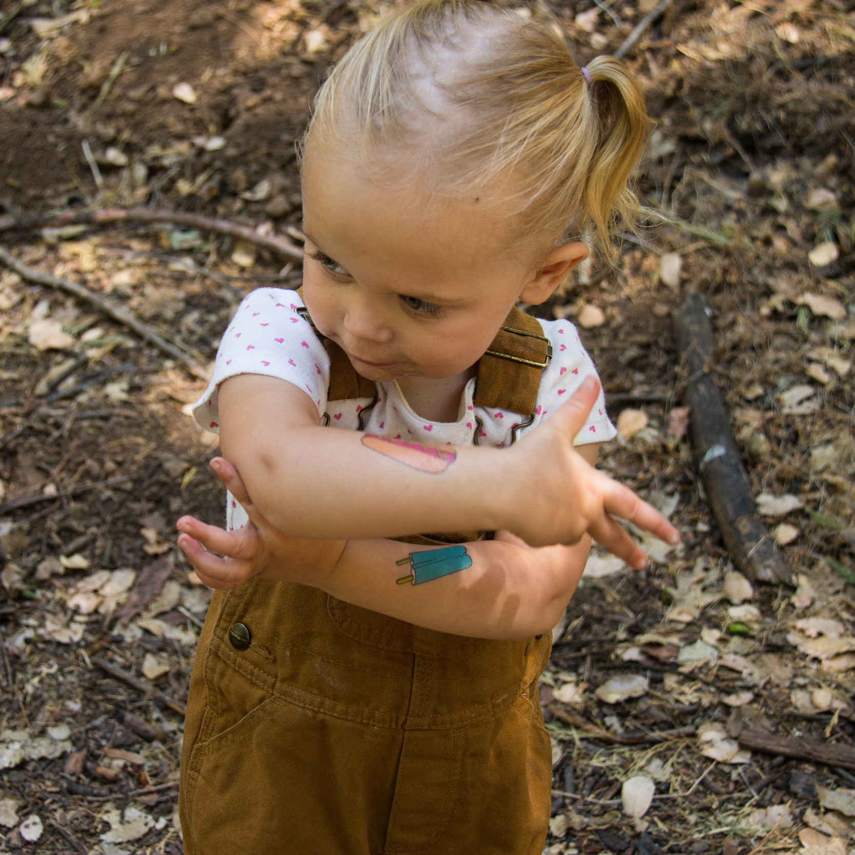 The temporary tattoos were a huge hit with my niece