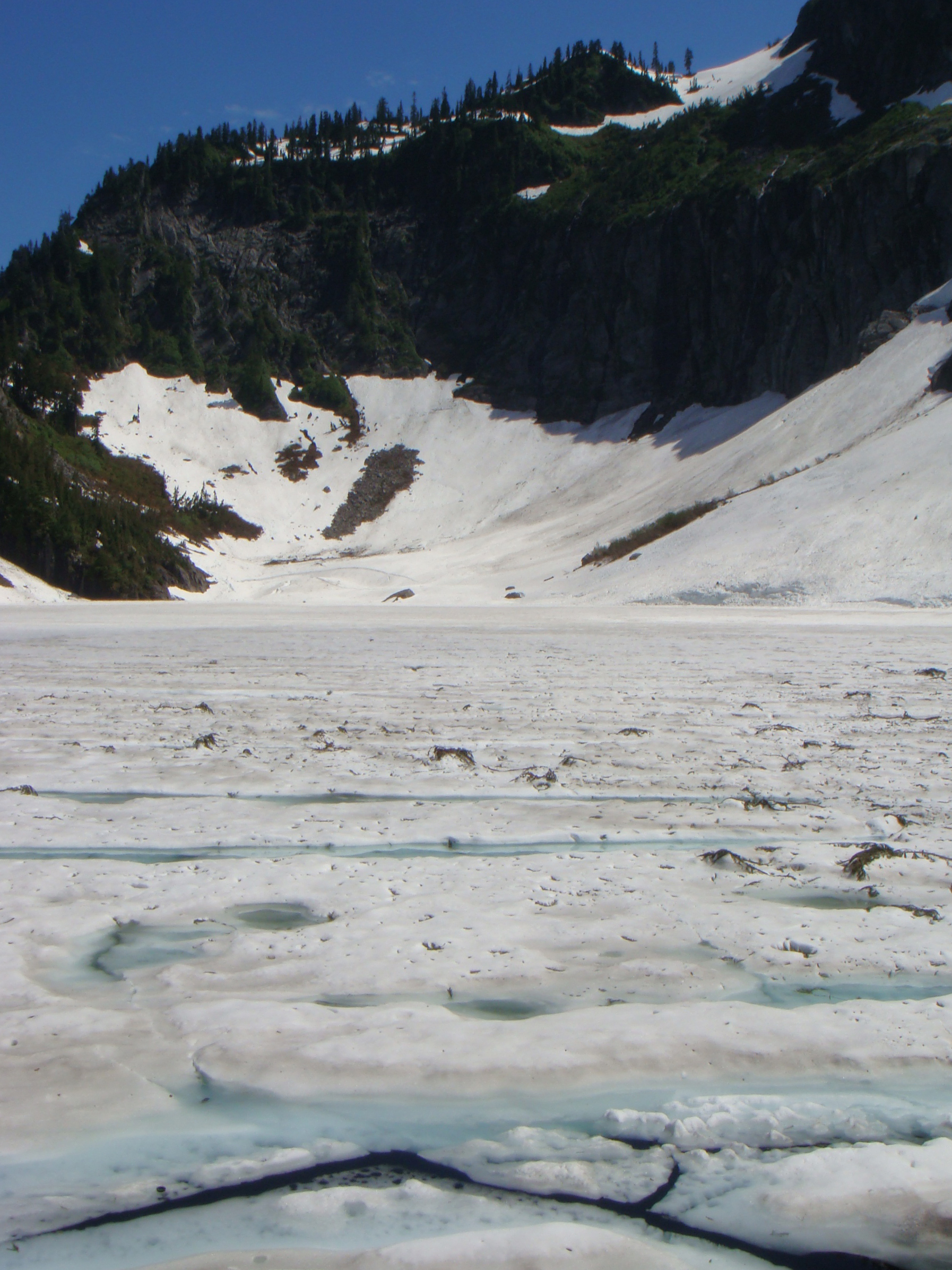 Even snowier Lake Serene in 2008