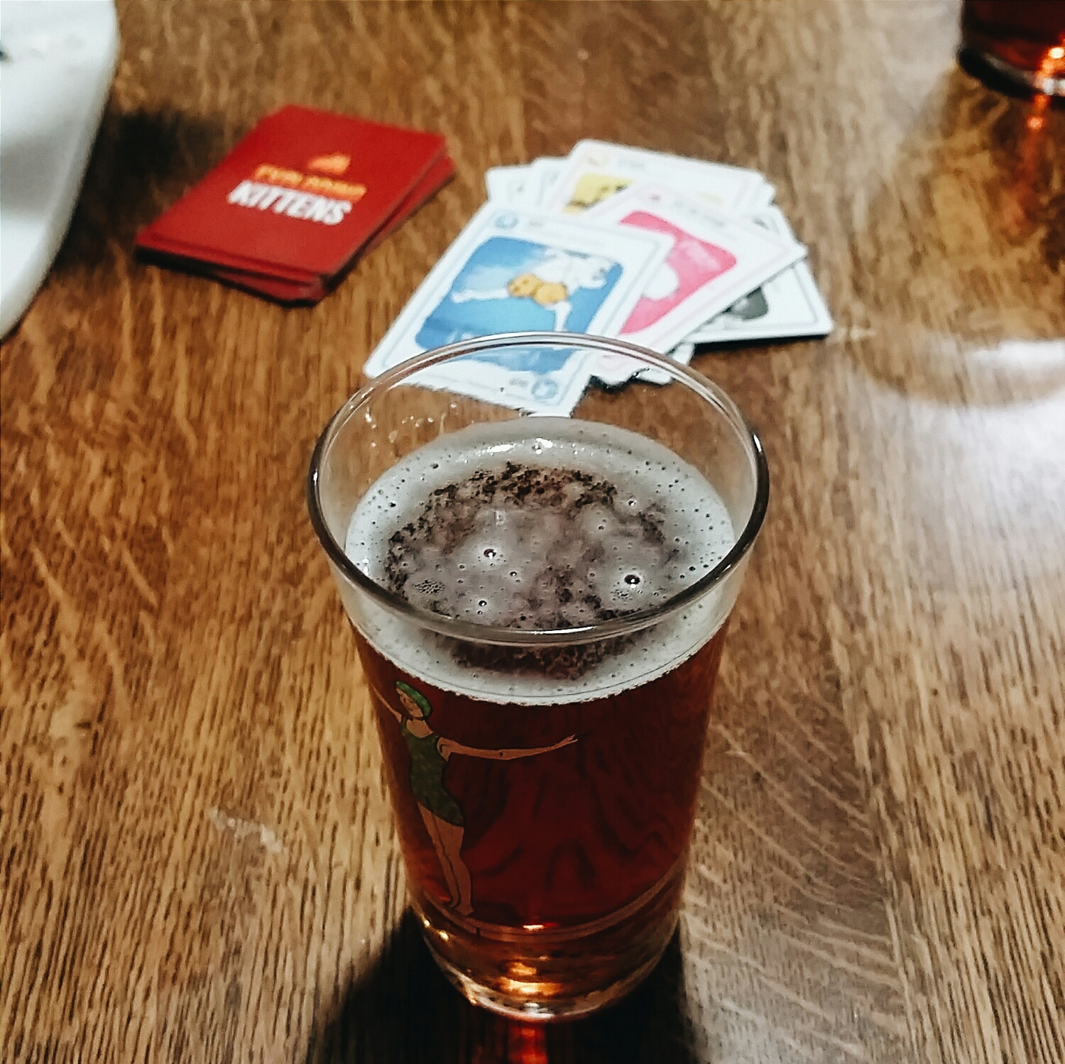 Game night with friends - we really want to love Exploding Kittens, but it always seems to take too long! Like inappropriate, hilarious Monopoly.