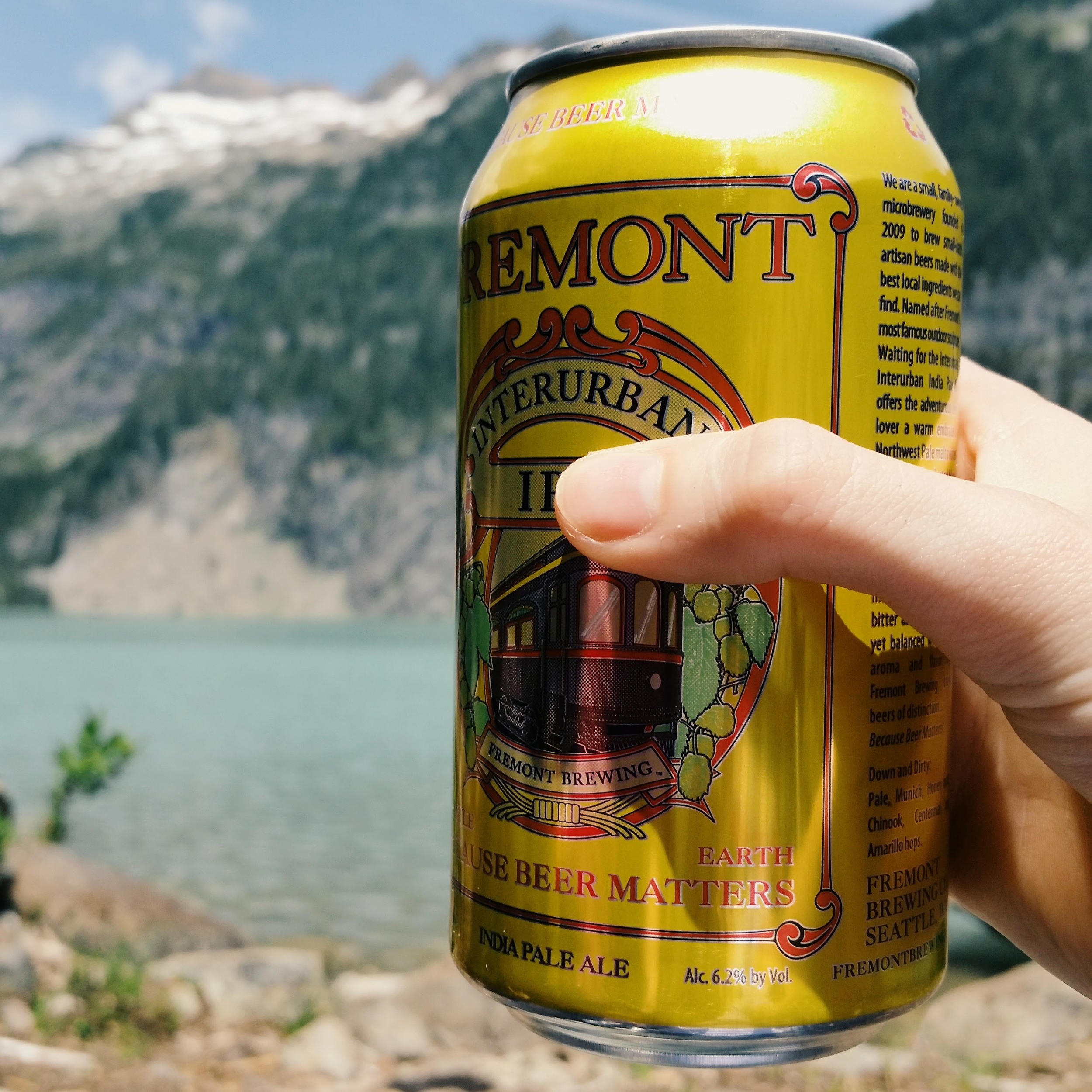 Fremont IPA - totally worth carrying up to Blanca Lake!