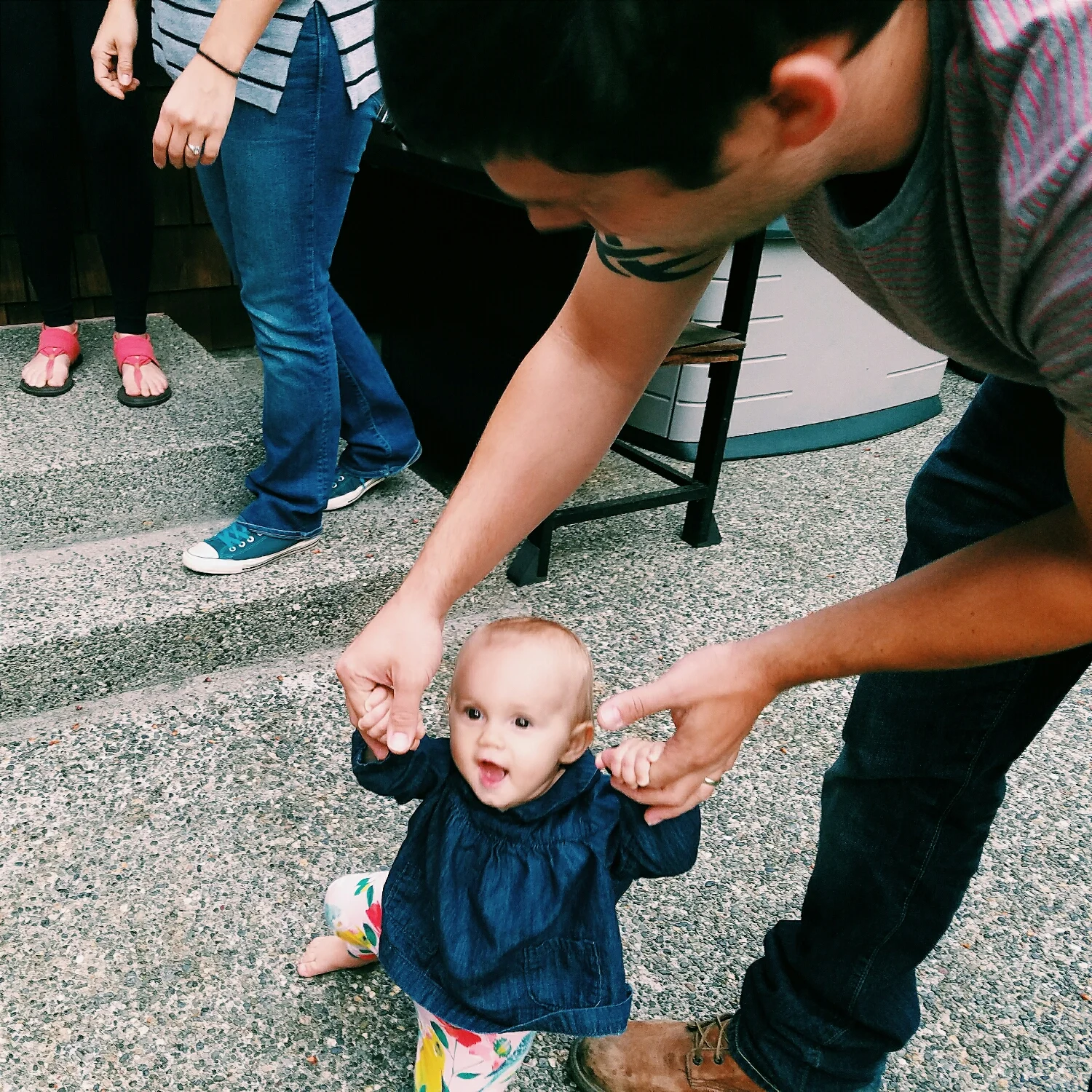 At my mom's retirement party on Friday, my adorable niece totally stole the show, as always
