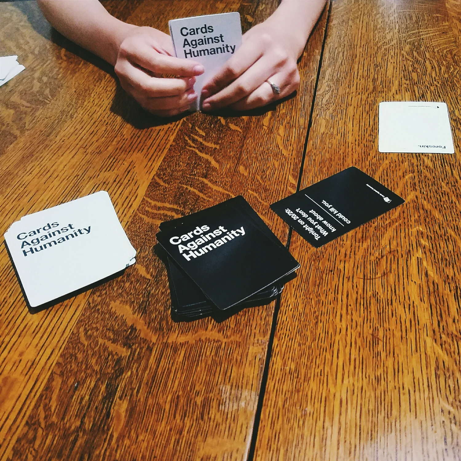 A mid-week game night provided a much needed chance to catch up with old friends we don't see nearly often enough