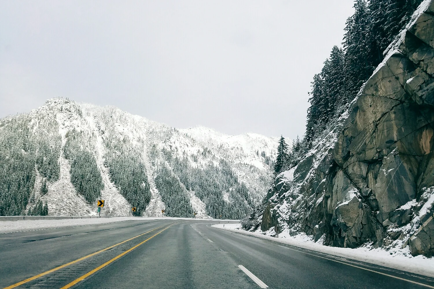 First snowy drive over Stevens Pass of the year, and it was a beautiful one! I'm sure there will be plenty more of these to come.