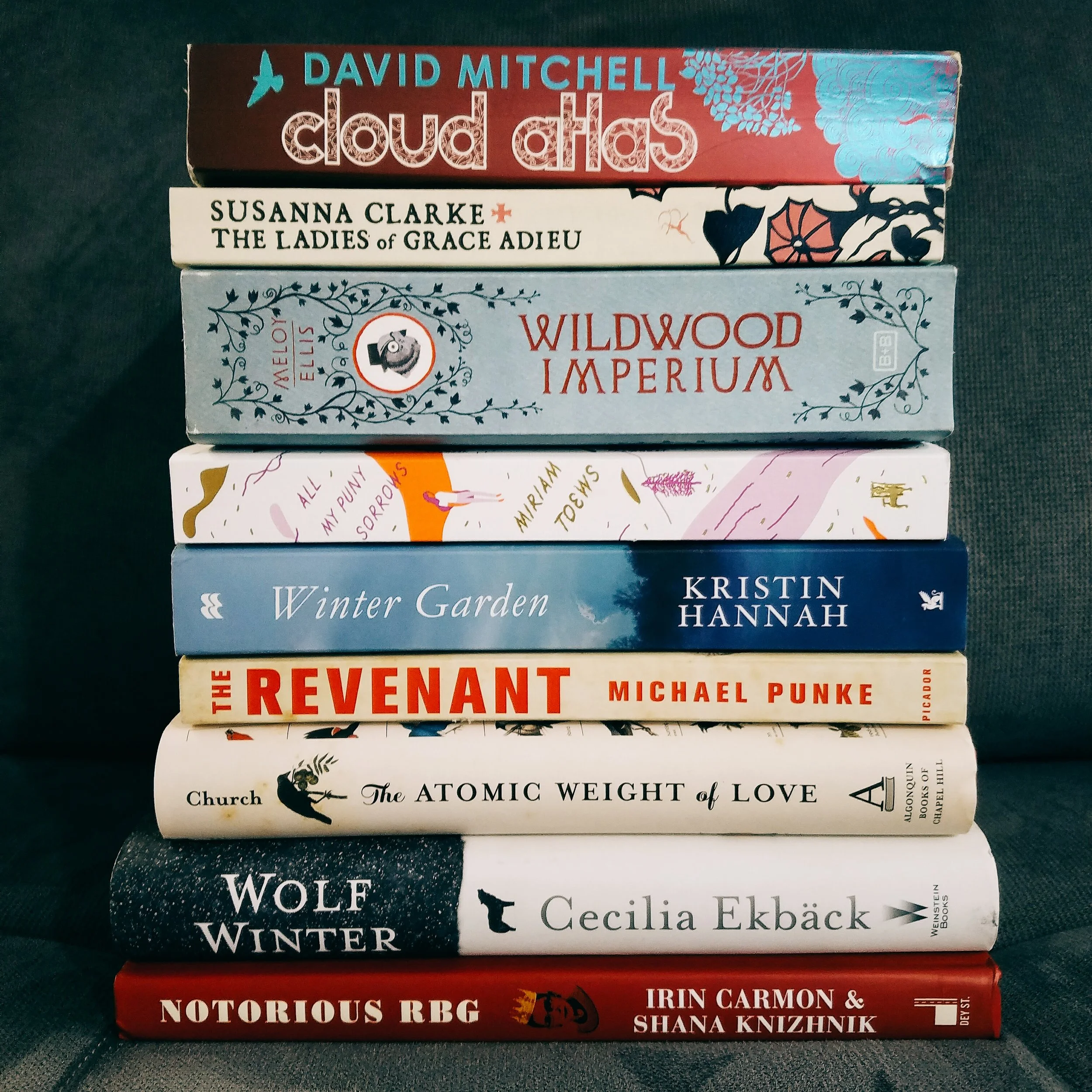 My ever growing to-read book pile. Maybe I can start making some progress on this soon...