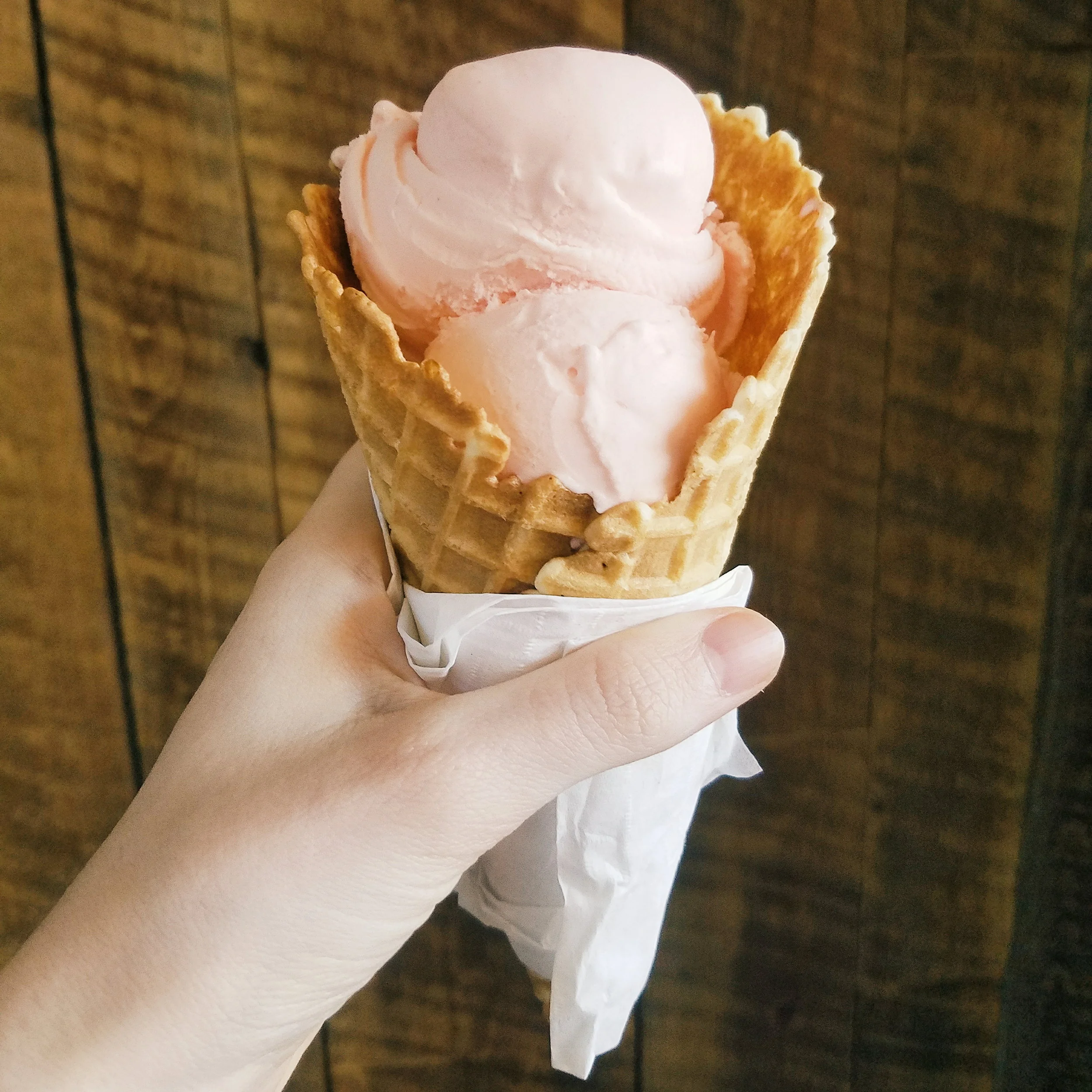 Guava sorbet - so tart and delicious on a hot summer day