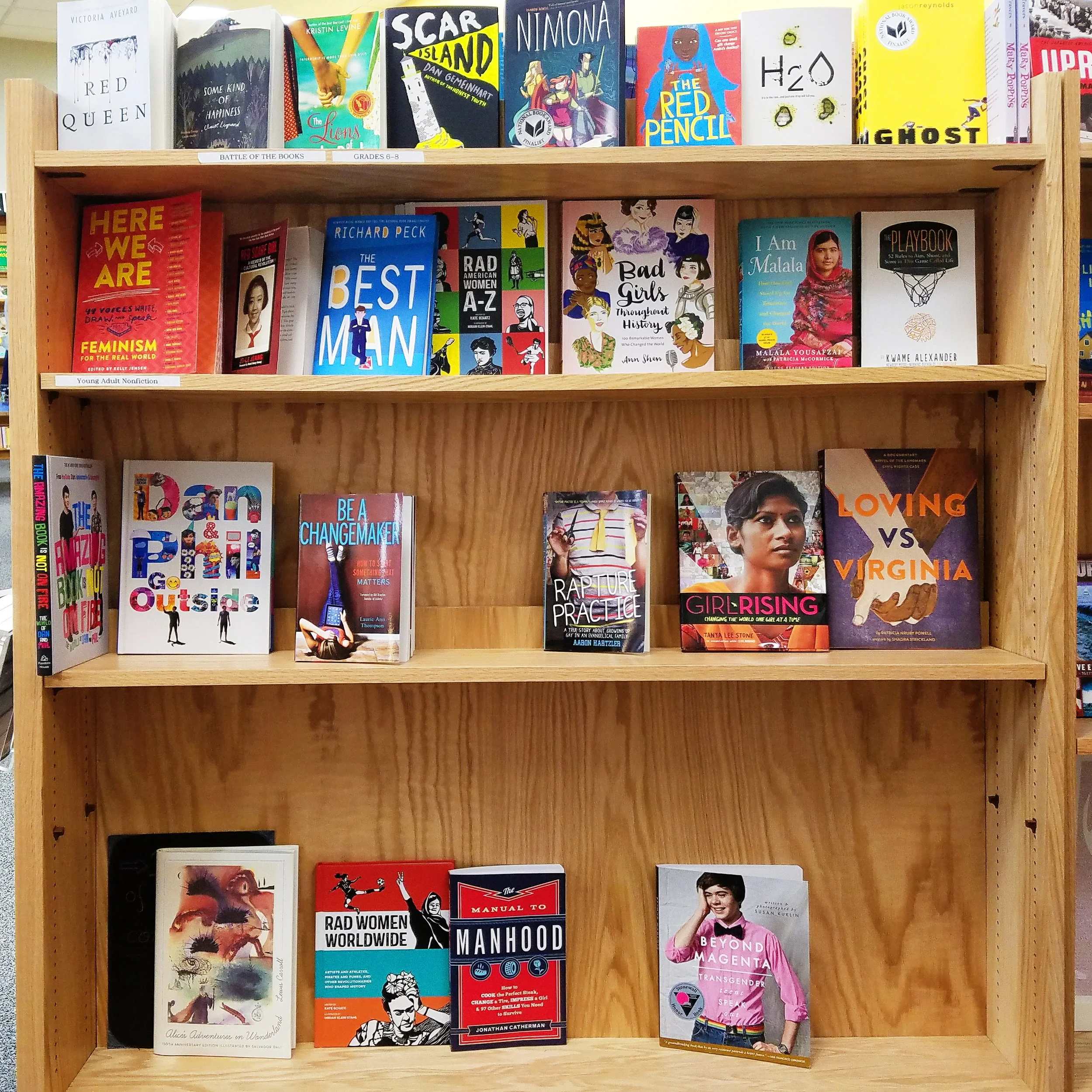 A new bookstore opened in Redmond, and while they're small, they had an excellent selection!