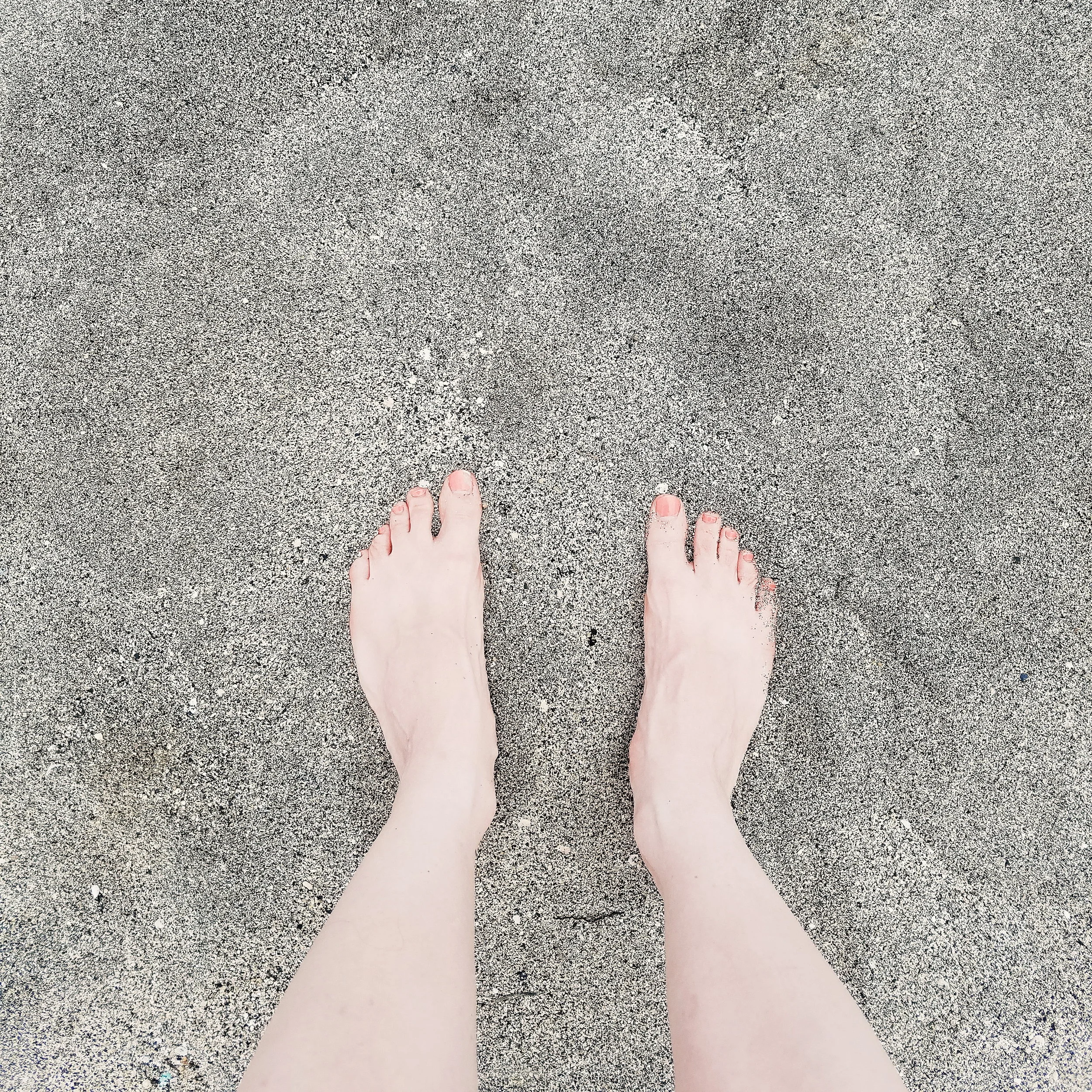 Last day on the beach - just look how tan my feet are! 😂