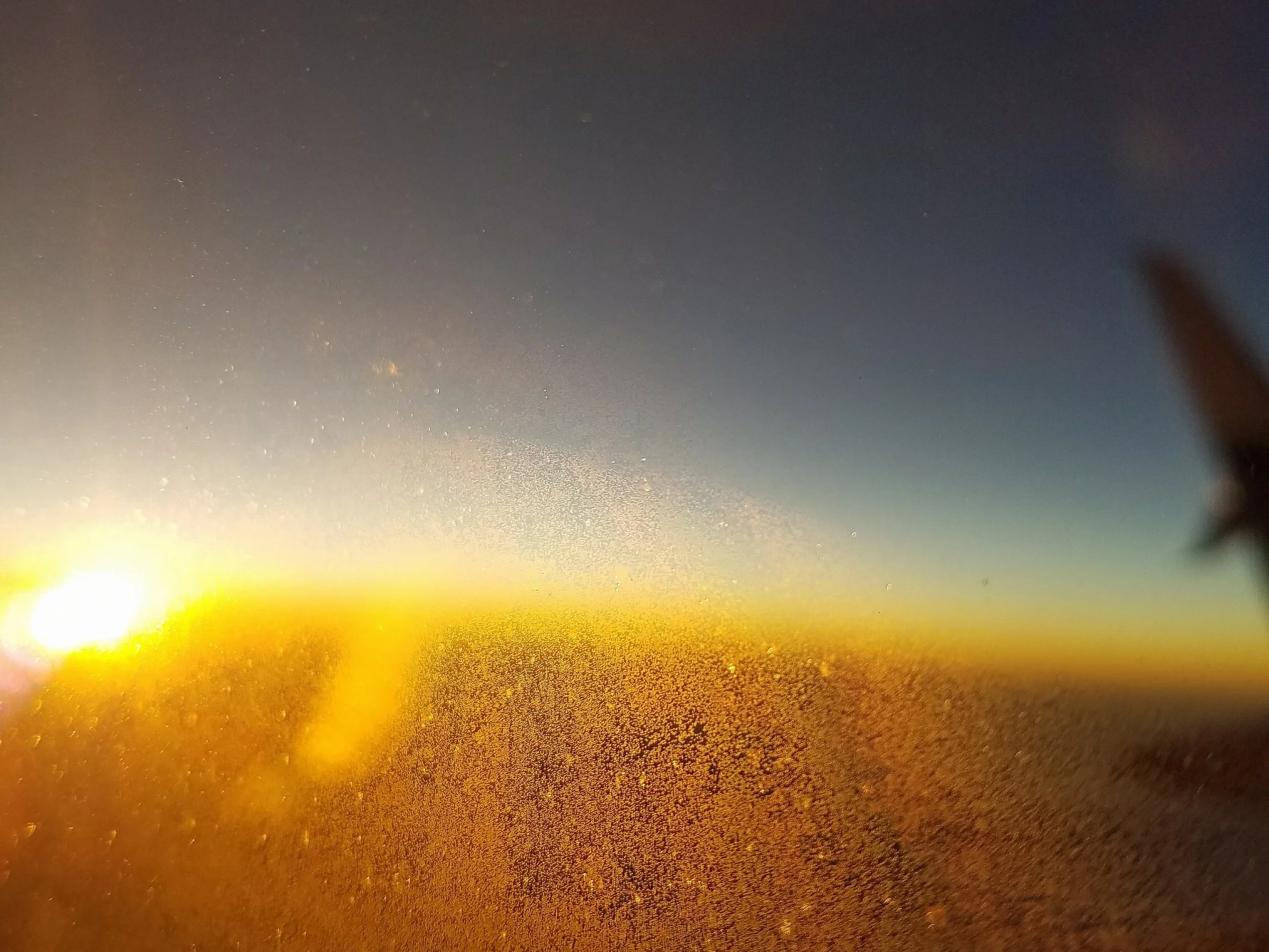 Sunset over the Pacific