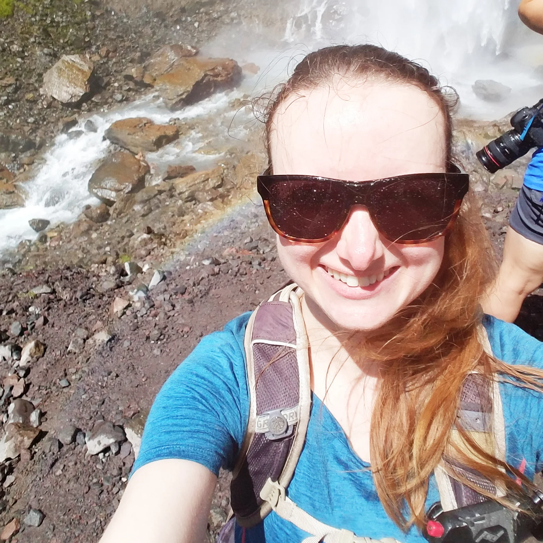 Tried to take a selfie with the falls. Failed miserably. Too happy to care!