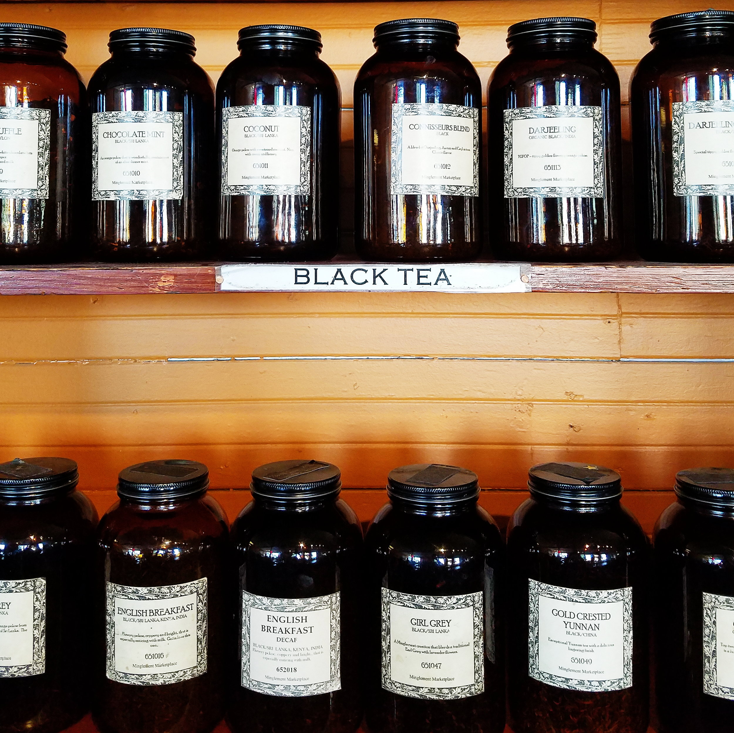 I was surprised to find the Vashon Island Coffee Roasterie also had an impressive stock of loose leaf teas!