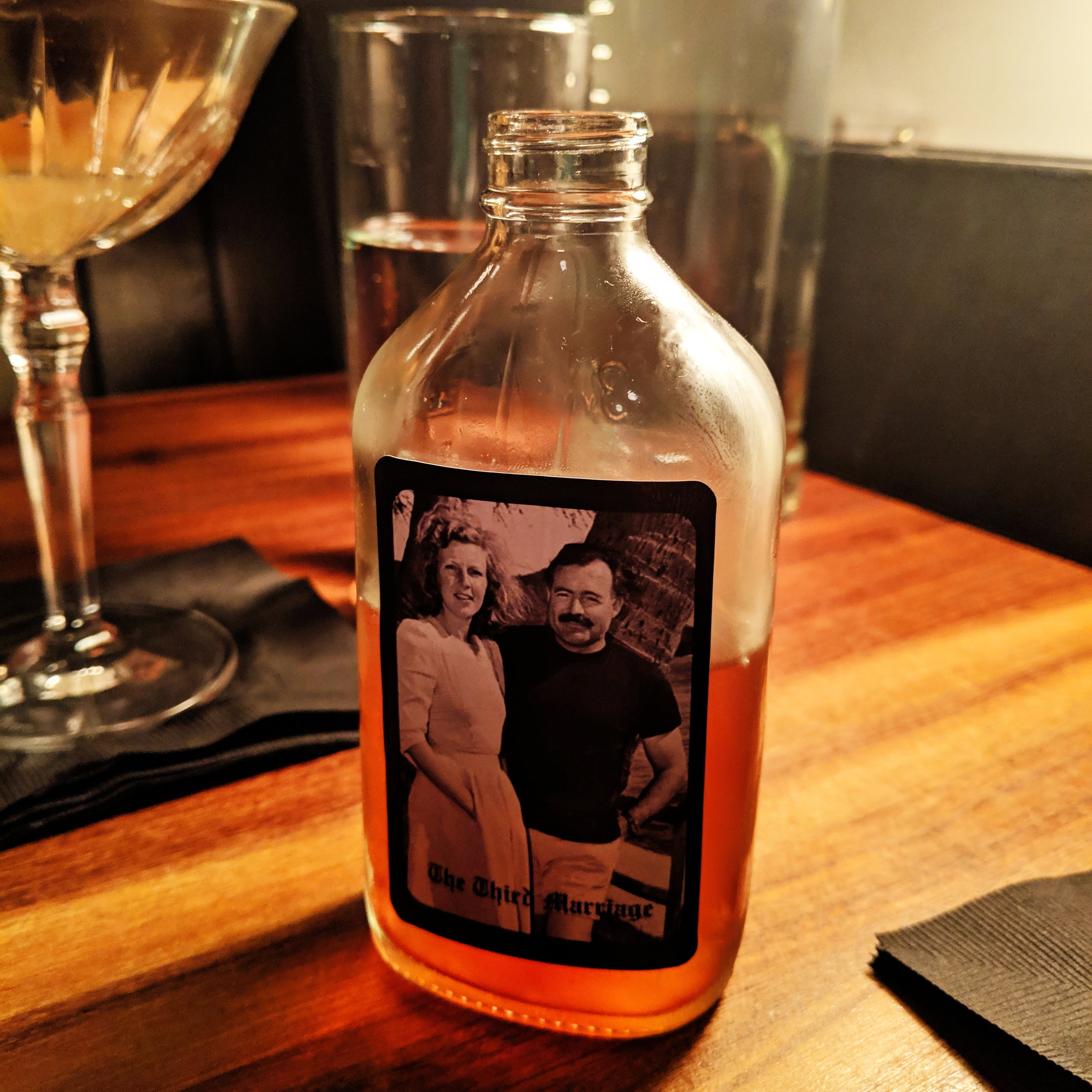 My favorite cocktail presentation EVER.