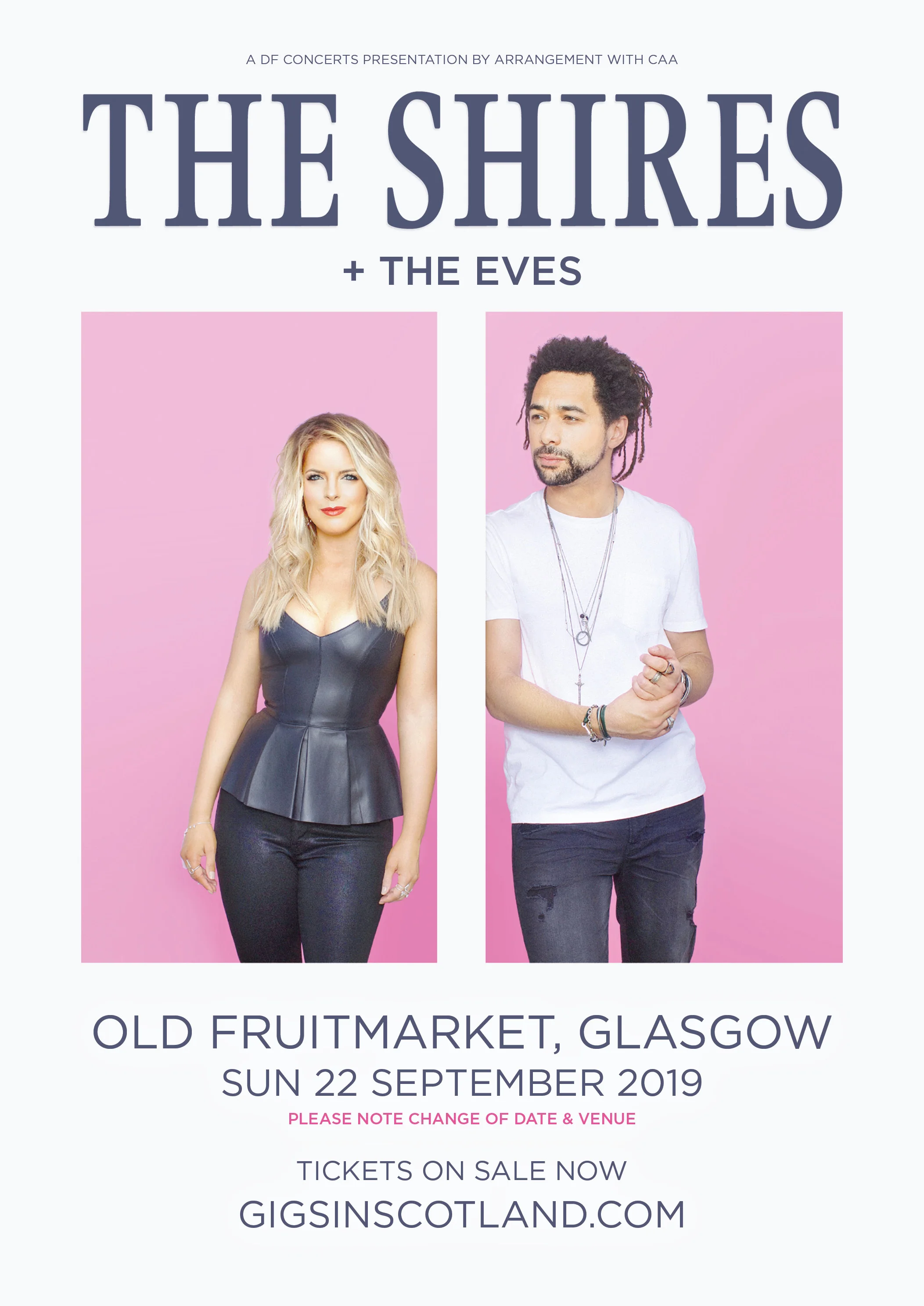 THE SHIRES+ THE EVES- OLD FRUITMARKET, GLASGOW 22ND SEPTEMBER 