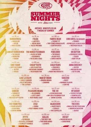 THE EVES HEADLINE KING TUTS SUMMER NIGHTS FESTIVAL AUGUST 25TH