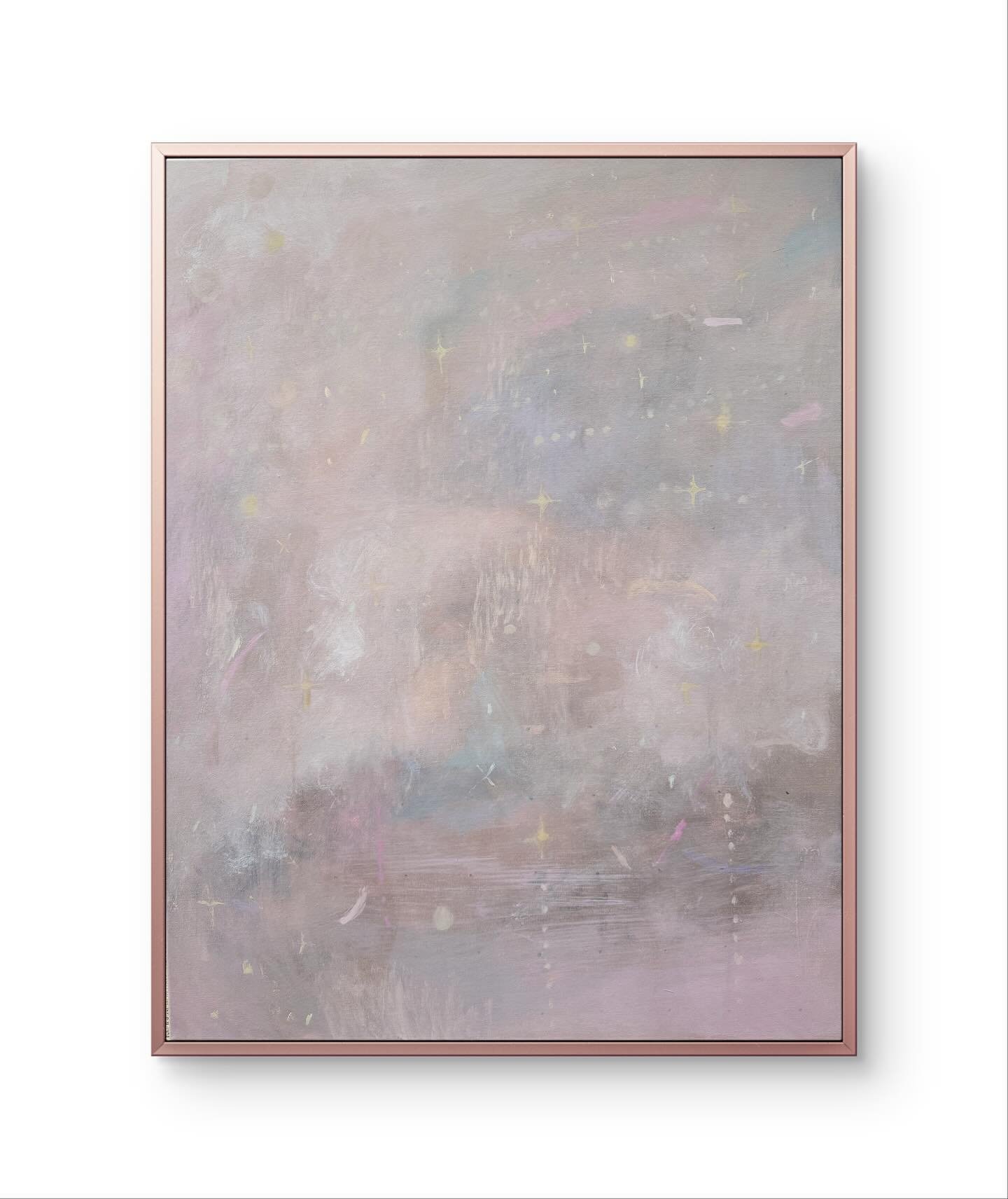 &ldquo;Cosmology I&rdquo;
Oil on canvas
70 x 90 cm
Frame available 

This is the last painting I want to share before the art fair.

It&rsquo;s my second abstract piece, and it feels like a new chapter for me. I&rsquo;ve loved preparing for the fair&