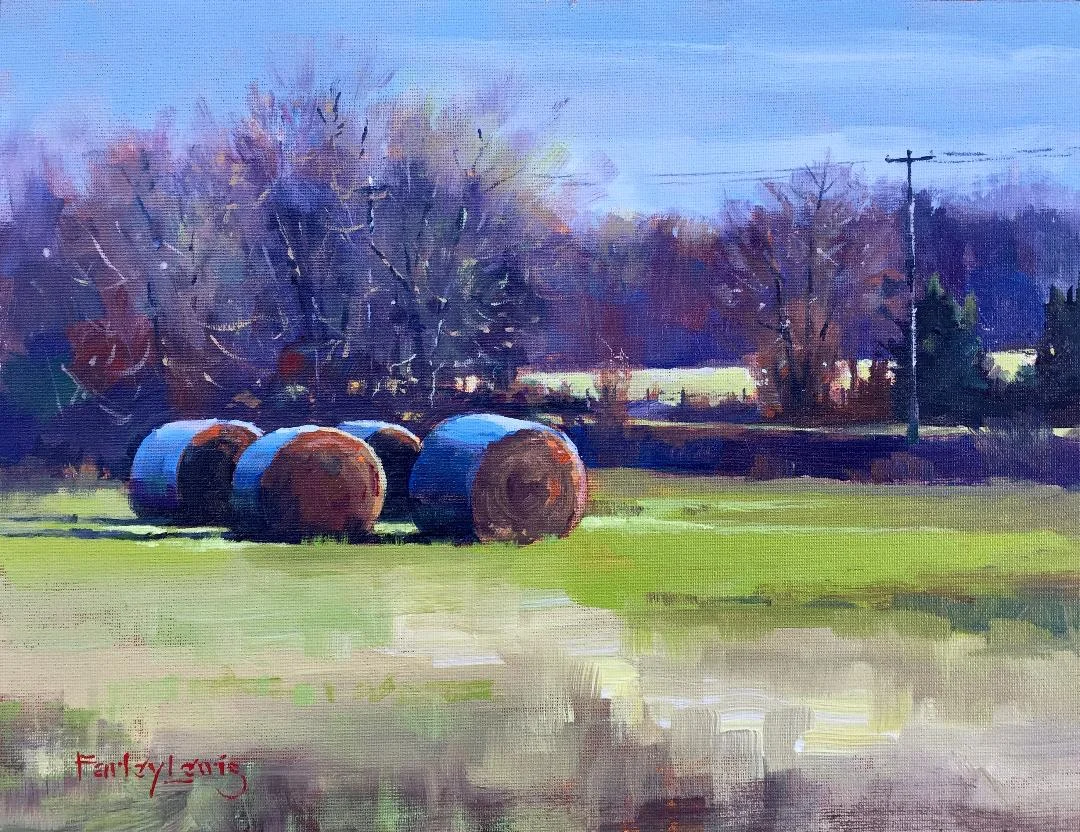 “Signs of Spring” - 9” x 12'“ - Acrylic on Board - Contact Gallery for Price