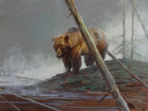 “Out of the Woods” - Acrylic on Board - Framed - $6850